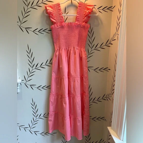 Hill House Ellie Nap Dress - Coral. XS. NWOT. - Picture 6 of 11